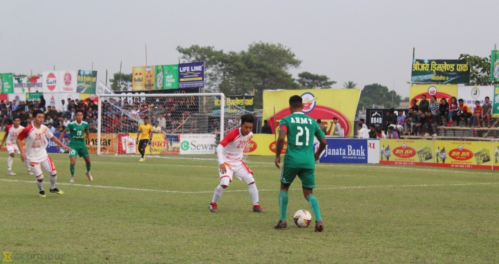 Tribhuvan Army Club wins Jhapa Goldcup, 2019
