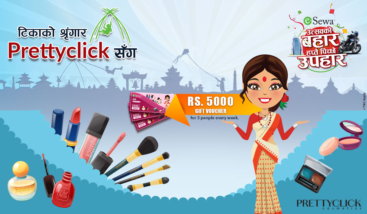 Prettyclick Vouchers for 3 Lucky winners every week