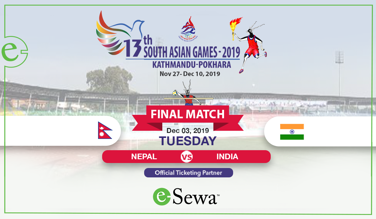Nepal reaches final in SAG 2019 Volleyball tournament!