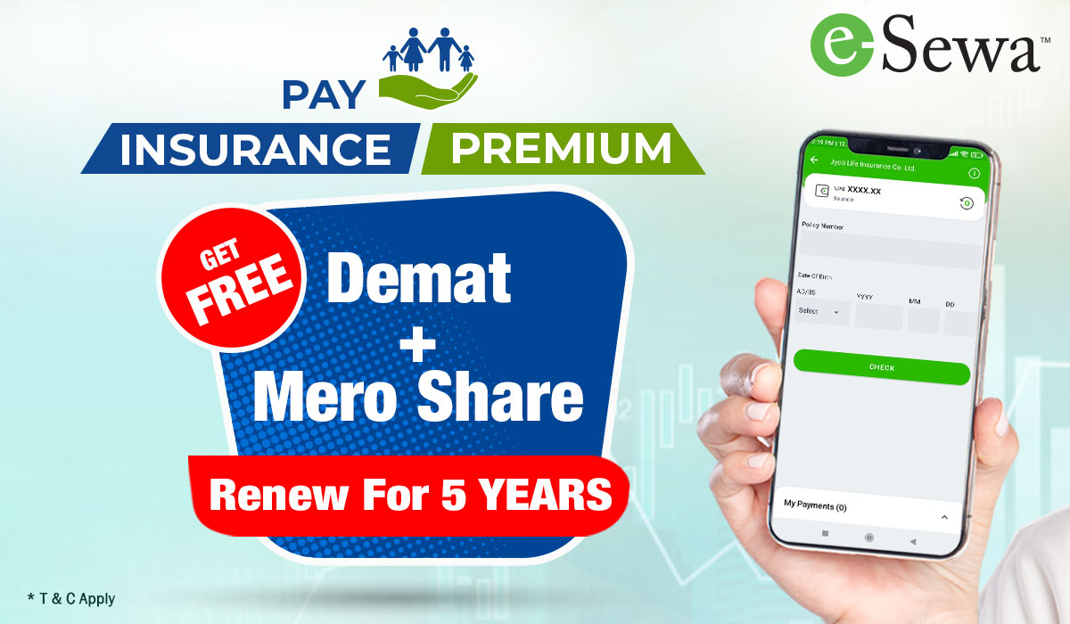 Free 5 years DEMAT & Mero Share Renewal!