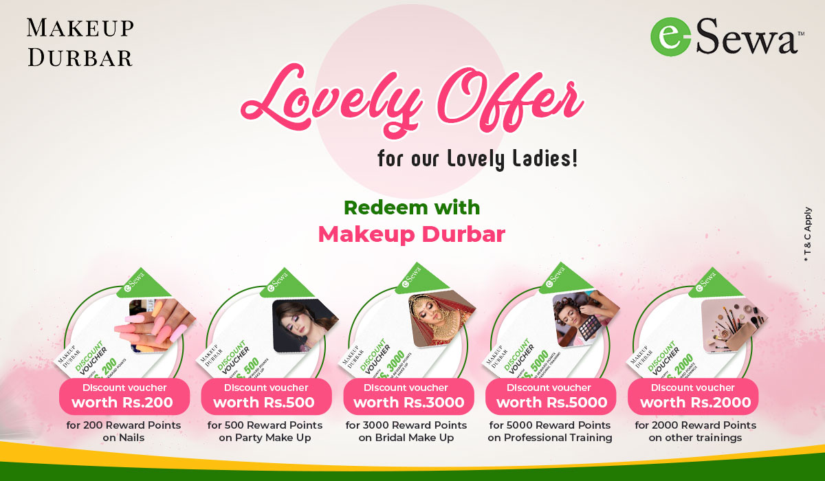 Redeem with Makeup Durbar