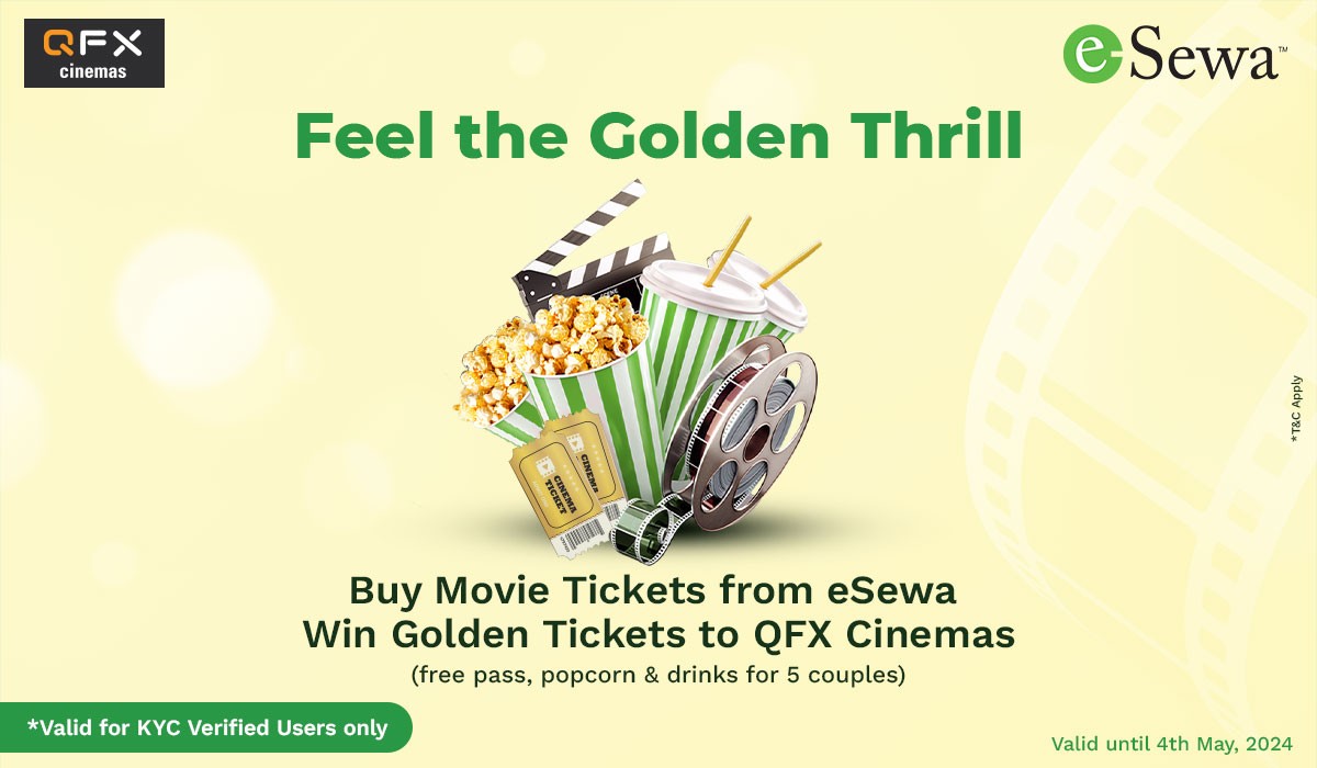 Golden Ticket to QFX: Free Couple Pass, Popcorns, Drinks, and Magical Experience